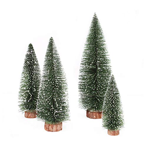 carol -1 Mini Weihnachtsbaum Künstlich Miniatur Tannenbaum Grün Mini Christbaum Tree Klein Weihnachtsdeko Figuren, Mini Weihnachtsbaum Tannenbaum Deko, Christbaum Grün Tannenbaum Künstliche Tanne von carol -1