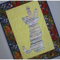 Big Stretch Cat Selvage Quilt Von Quilts By Elena Wandbehang Selvages von carolinasquirrell