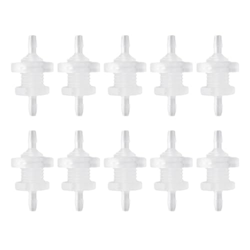 10 Sets auslaufsichere Gewindeschlauch-Anschlüsse mit Widerhaken, 3/16 Zoll (3/16 Zoll), Schottkopf für sichere Verwendung, Schlauchstutzen von carotoe