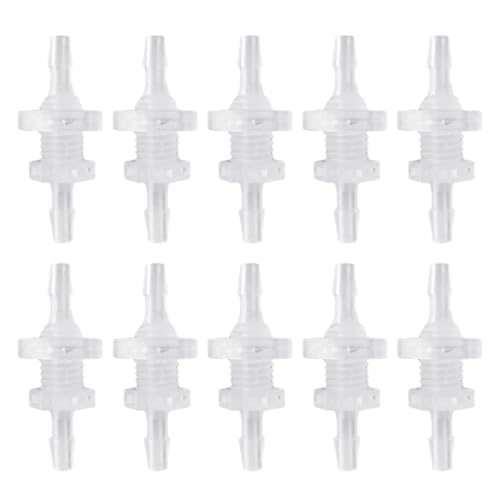 10 Sets auslaufsichere Gewindeschlauch-Anschlüsse mit Widerhaken, 3/16 Zoll (3/16 Zoll), Schottkopf für sichere Verwendung, Schlauchstutzen von carotoe