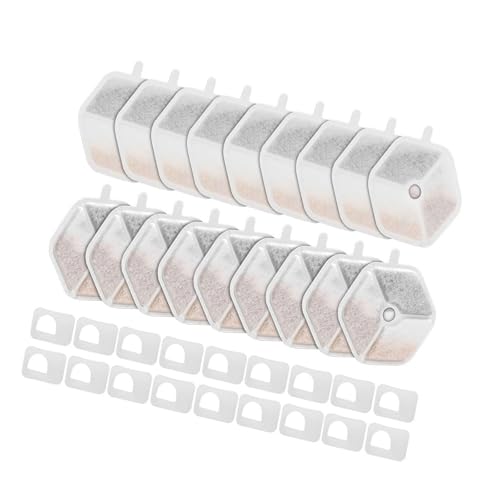 Ersatz-Filterkartuschen Mehrschichtige Filtration Katzen Wasserspender Filter Premium Filtration Zubehör Katzen Wasserbrunnen Schwämme von carotoe