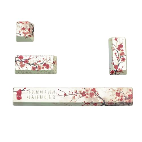 Tastenkappen-Set, OEM-Höhe, 6,25 U, Leertasten-Ersatz-Tastenkappen, wärmesublimiert, für mechanische Tastaturen von carotoe