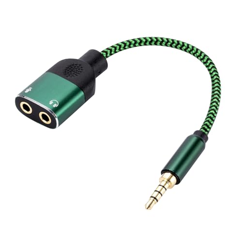 USB-auf-3,5-mm-Soundkarten-Adapter zur Verbesserung der Musik auf Computern, einfach zu tragender Adapter von carotoe