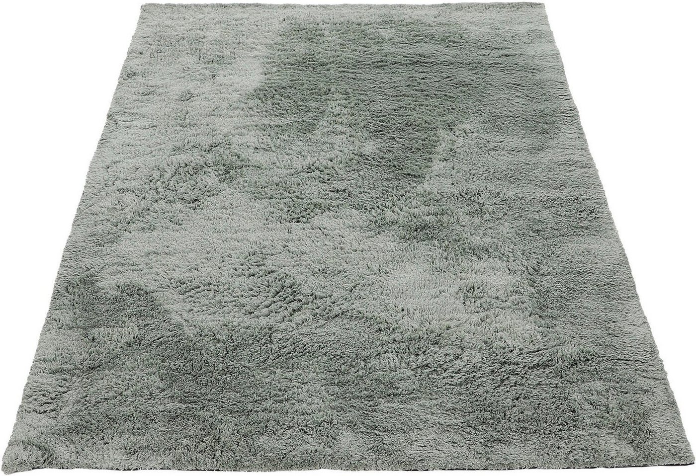 Hochflor-Teppich Silky, carpetfine, rechteckig, Höhe: 20 mm, Shaggy, Langflor, uni, besonders weich, handarbeit von carpetfine