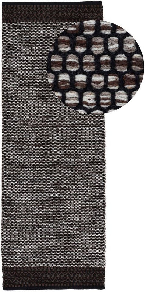 carpetfine Läufer Kelim Mia, rechteckig, Höhe: 6 mm, Baumwolle Wendeteppich von carpetfine