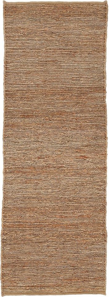 Läufer Nala Juteteppich, carpetfine, rechteckig, Höhe: 9 mm, wendbar, aus 100% Jute, in vielen Größen und Formen, quadratisch, rund von carpetfine