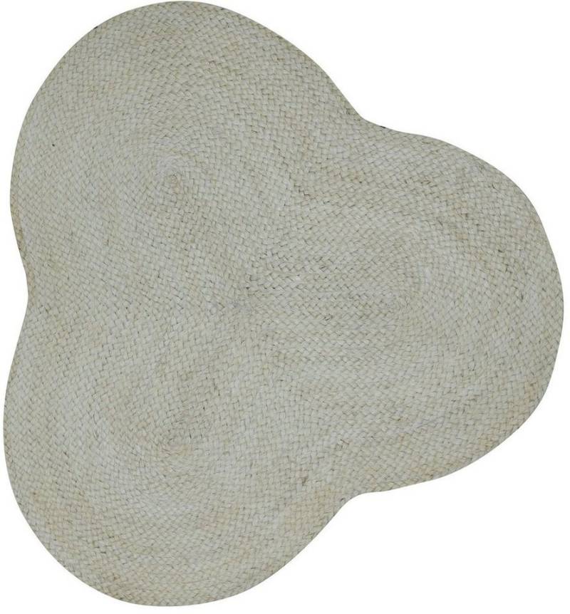 carpetfine Teppich Alia Juteteppich, wolkenförmig, Höhe: 10 mm, handgewebt aus Jute, Naturteppich, Sonderform blau, Boho Style, uni carpetfine Teppich Alia Juteteppich, wolkenförmig, Höhe: 10 mm, handgewebt aus Jute, Naturteppich, Sonderform blau, Boho Style, uni von carpetfine