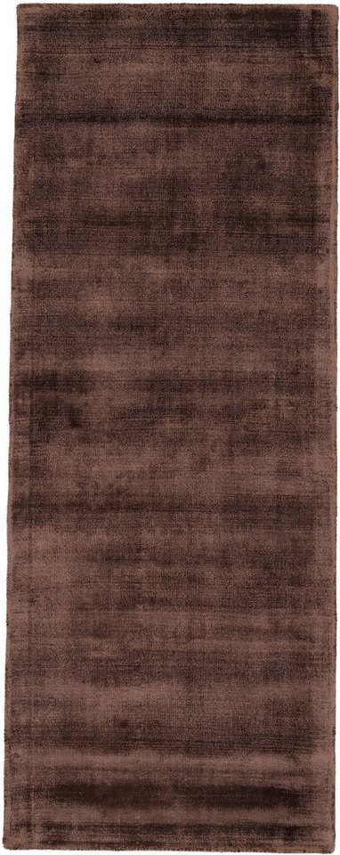 Teppich Ava Viskoseteppich, carpetfine, rechteckig, Höhe: 13 mm, Seidenoptik, leichter Glanz, auch als Läufer erhältlich von carpetfine