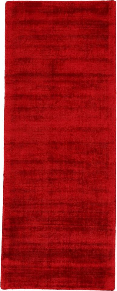 carpetfine Teppich Ava Viskoseteppich, rechteckig, Höhe: 13 mm, Seidenoptik, leichter Glanz, auch als Läufer erhältlich von carpetfine