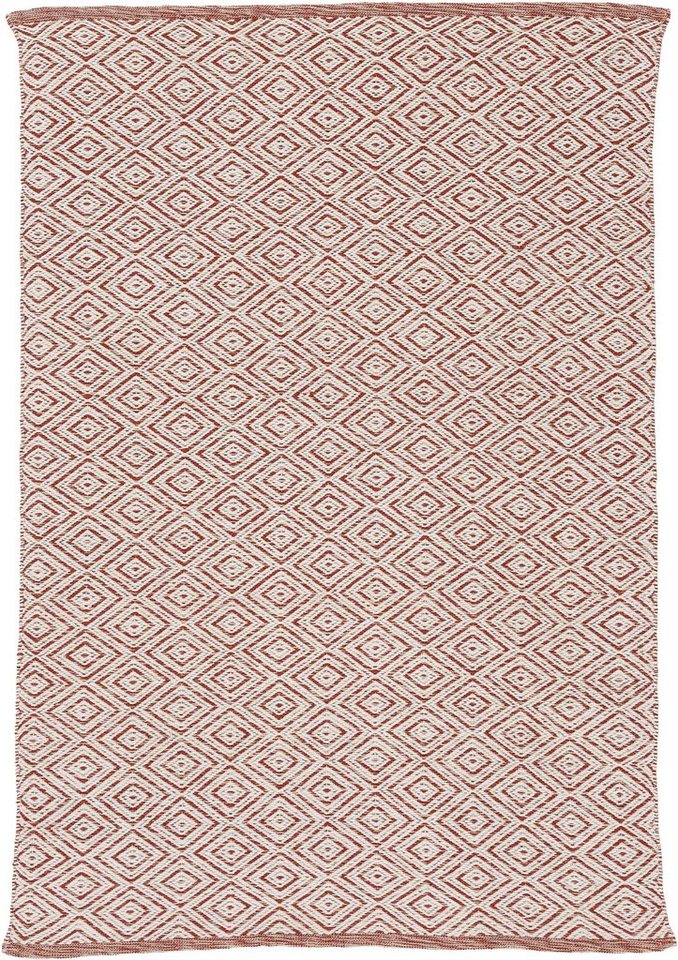 Teppich Frida 200, carpetfine, rechteckig, Höhe: 7 mm, Wendeteppich, 100% recyceltem Material (PET), Flachgewebe, Sisal Optik von carpetfine