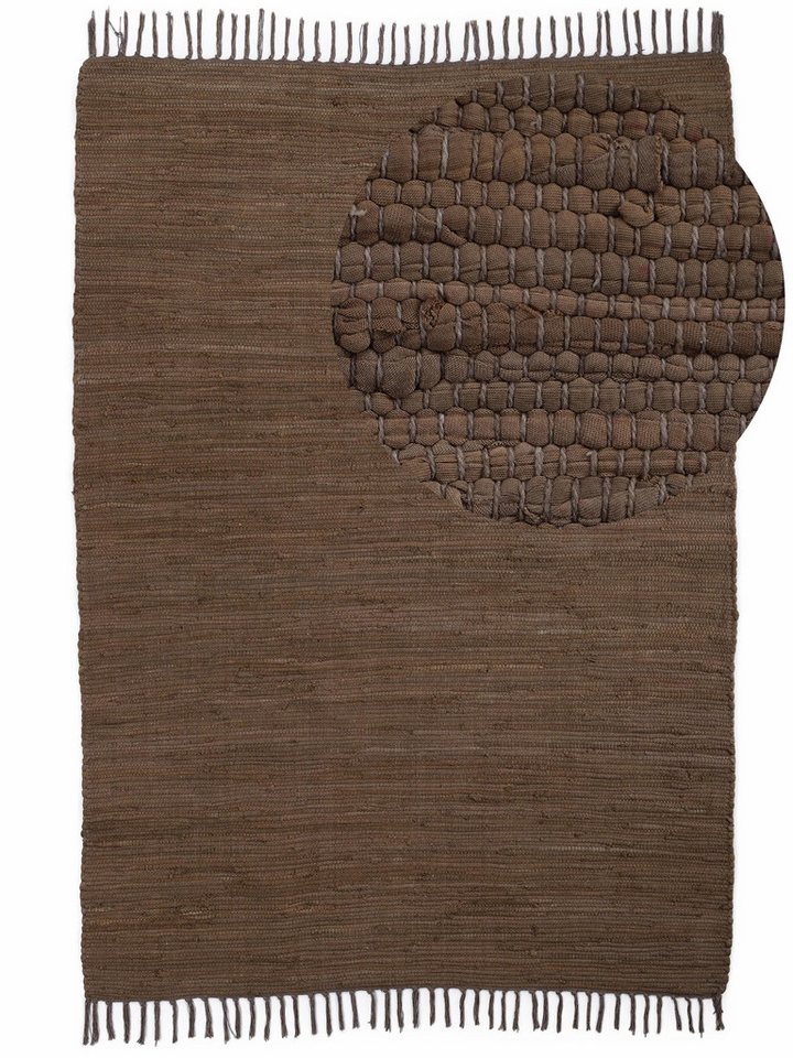 carpetfine Teppich Kelim Chindi uni, auch als Läufer, rechteckig, Höhe: 5 mm, Wendeteppich, reine Baumwolle, handgewebt, Uni-Farben, mit Fransen carpetfine Teppich Kelim Chindi uni, auch als Läufer, rechteckig, Höhe: 5 mm, Wendeteppich, reine Baumwolle, handgewebt, Uni-Farben, mit Fransen von carpetfine