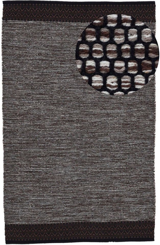 Teppich Kelim Mia, carpetfine, rechteckig, Höhe: 6 mm, Baumwolle Wendeteppich, Wohnzimmer von carpetfine