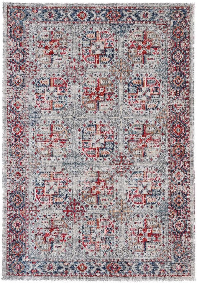 carpetfine Teppich Mahal, rechteckig, Höhe: 3 mm, Orient Vintage Look, Wohnzimer von carpetfine