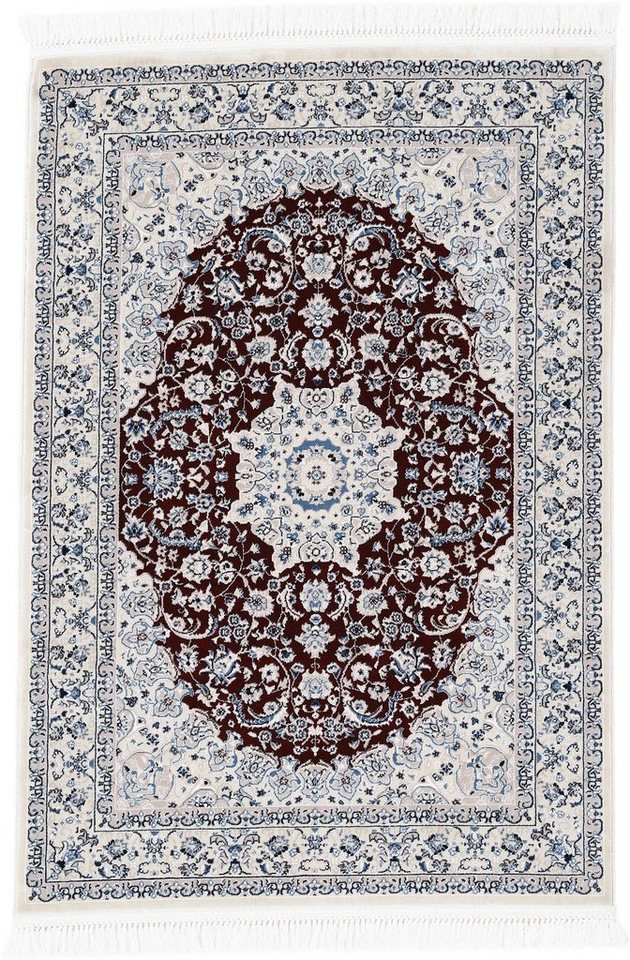 Teppich Nain Diane, carpetfine, rechteckig, Höhe: 8 mm, Kurzflorteppich, Orient Look von carpetfine
