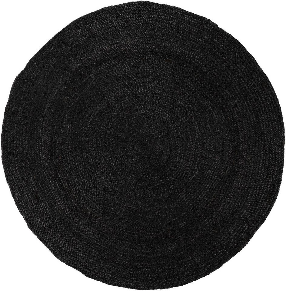 Teppich Nele Juteteppich Naturfaser, carpetfine, rund, Höhe: 6 mm, geflochtener Wendeteppich aus 100%Jute, in rund und oval, viele Größen von carpetfine
