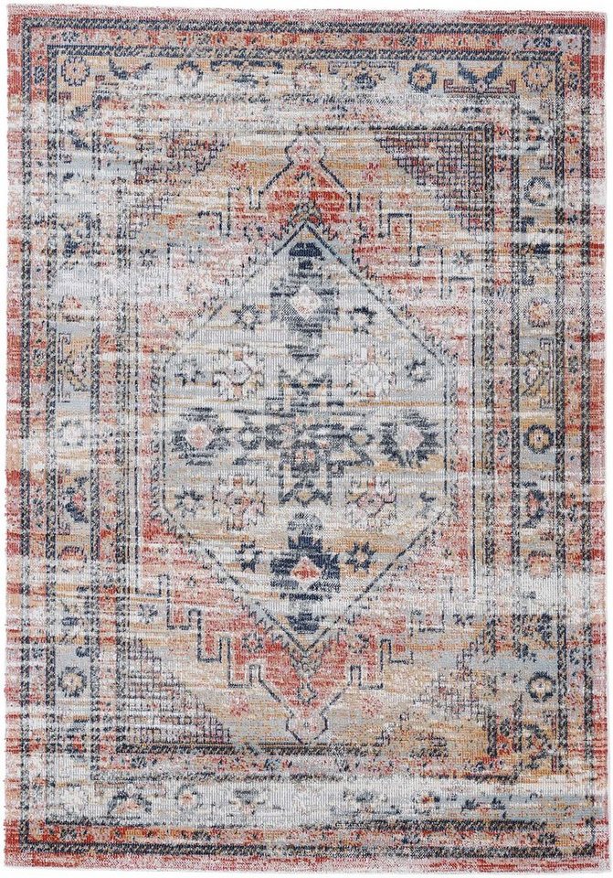 Teppich Omen_1, carpetfine, rechteckig, Höhe: 3 mm, Orient Vintage Look von carpetfine