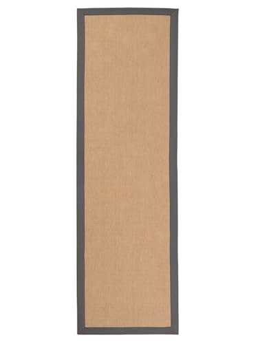 carpetfine Sisalteppich Läufer Grau 70x240 cm | Moderner Teppich für Wohn- und Schlafzimmer carpetfine Sisalteppich Läufer Grau 70x240 cm | Moderner Teppich für Wohn- und Schlafzimmer von carpetfine