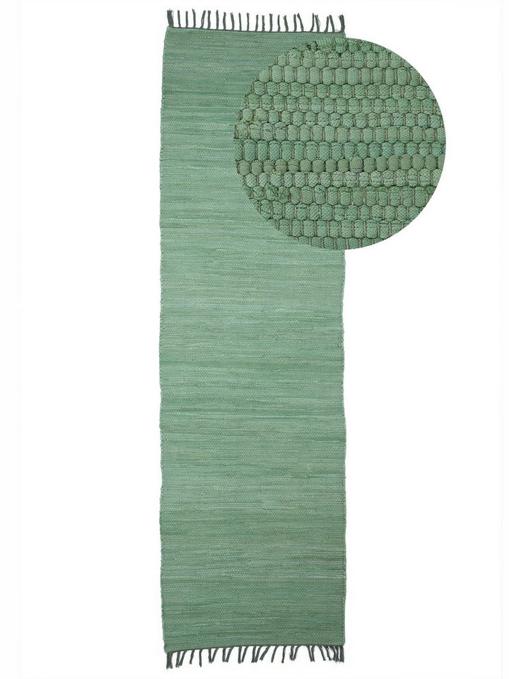 carpetfine Teppich Kelim Chindi uni, auch als Läufer, rechteckig, Höhe: 5 mm, Wendeteppich, reine Baumwolle, handgewebt, Uni-Farben, mit Fransen carpetfine Teppich Kelim Chindi uni, auch als Läufer, rechteckig, Höhe: 5 mm, Wendeteppich, reine Baumwolle, handgewebt, Uni-Farben, mit Fransen von carpetfine