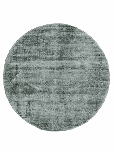 carpetfine Viskoseteppich Rund AVA Mint Ø 80 cm | Moderner Teppich für Wohn- und Schlafzimmer carpetfine Viskoseteppich Rund AVA Mint Ø 80 cm | Moderner Teppich für Wohn- und Schlafzimmer von carpetfine