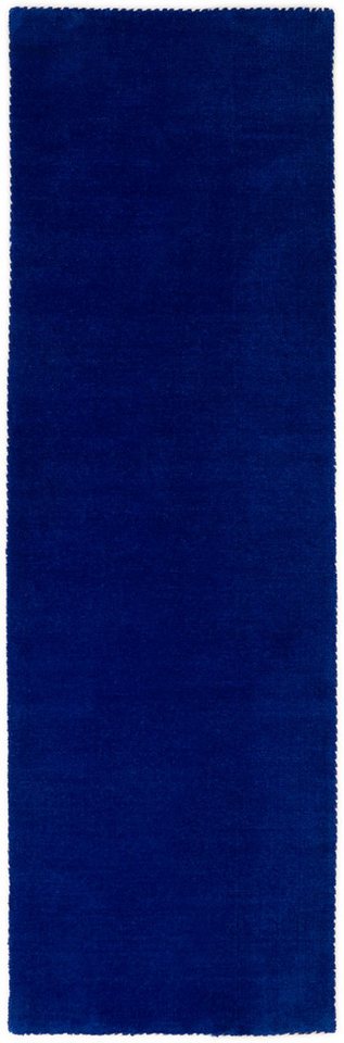 carpetfine Wollteppich Gabbeh Lola Uni, rechteckig, Höhe: 14 mm, mit natürlichem Pflanzenmaterial von Hand gewebt, auch in Rund carpetfine Wollteppich Gabbeh Lola Uni, rechteckig, Höhe: 14 mm, mit natürlichem Pflanzenmaterial von Hand gewebt, auch in Rund von carpetfine