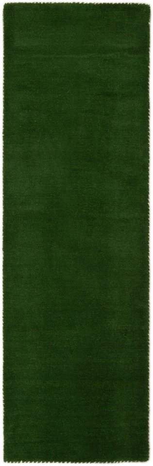 carpetfine Wollteppich Gabbeh Lola Uni, rechteckig, Höhe: 14 mm, mit natürlichem Pflanzenmaterial von Hand gewebt, auch in Rund carpetfine Wollteppich Gabbeh Lola Uni, rechteckig, Höhe: 14 mm, mit natürlichem Pflanzenmaterial von Hand gewebt, auch in Rund von carpetfine