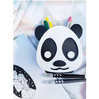 Panda Federmäppchen, Stiftehalter, Tiere Schreibtisch Zubehör, Kinder Pinsel Halter, Umweltfreundlich, Geschenk Liebhaber von carpinterowood