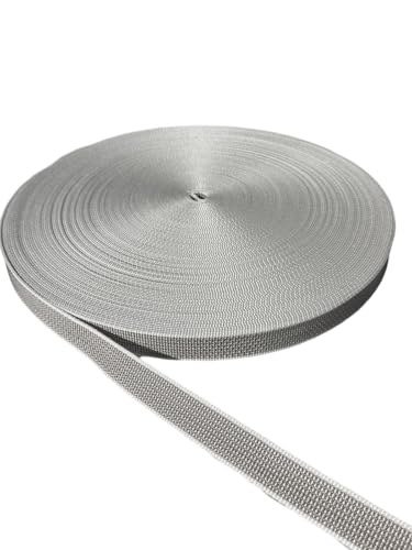 Gurtband für Rollläden, grau, 20 mm x 50 m, Rolle mit 50 m, geeignet für Rollläden an Türen und Fenstern, hohe Reißfestigkeit Gurtband für Rollläden, grau, 20 mm x 50 m, Rolle mit 50 m, geeignet für Rollläden an Türen und Fenstern, hohe Reißfestigkeit von carretcar europea