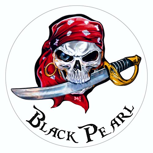Aufkleber Black Pearl transparent Ø 120 mm von carstyling XXL