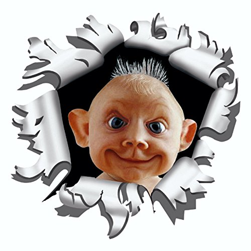 Aufkleber Einschussloch "Kind", 175 mm von carstyling XXL