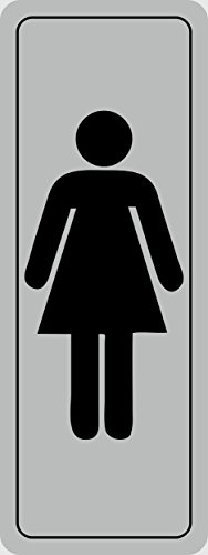 Türschild Frau selbstklebend 120 x 45 mm Türschild Frau selbstklebend 120 x 45 mm von carstyling XXL
