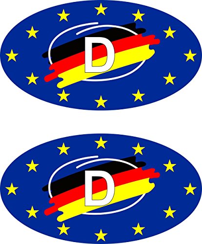 carstyling XXL Aufkleber Europa-D Holografie 2er-Set je 55 x 30 mm Deutschland Fanartikel ~ schneller Versand innerhalb 24 Stunden ~ carstyling XXL Aufkleber Europa-D Holografie 2er-Set je 55 x 30 mm Deutschland Fanartikel ~ schneller Versand innerhalb 24 Stunden ~ von carstyling XXL
