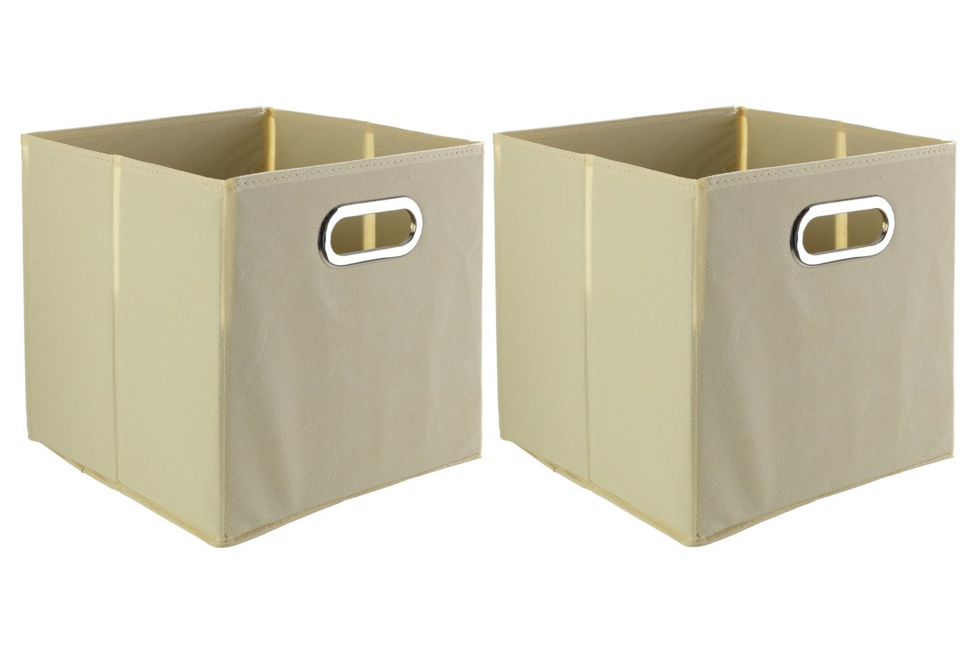casa NOVA Aufbewahrungsbox ENNI, 2er Set, Vlies, B 27 cm x T 27 cm, Beige casa NOVA Aufbewahrungsbox ENNI, 2er Set, Vlies, B 27 cm x T 27 cm, Beige von casa NOVA