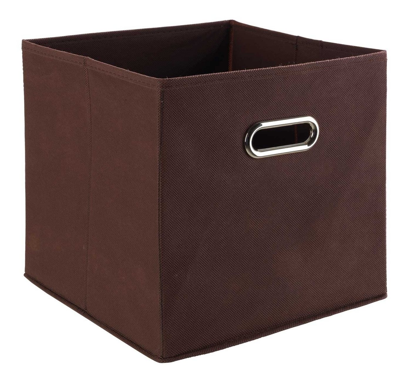 casa NOVA Aufbewahrungsbox ENNI, Braun, Vlies, B 27 x H 28 x T 27 cm, (1 St), mit 2 seitlichen Griffen von casa NOVA