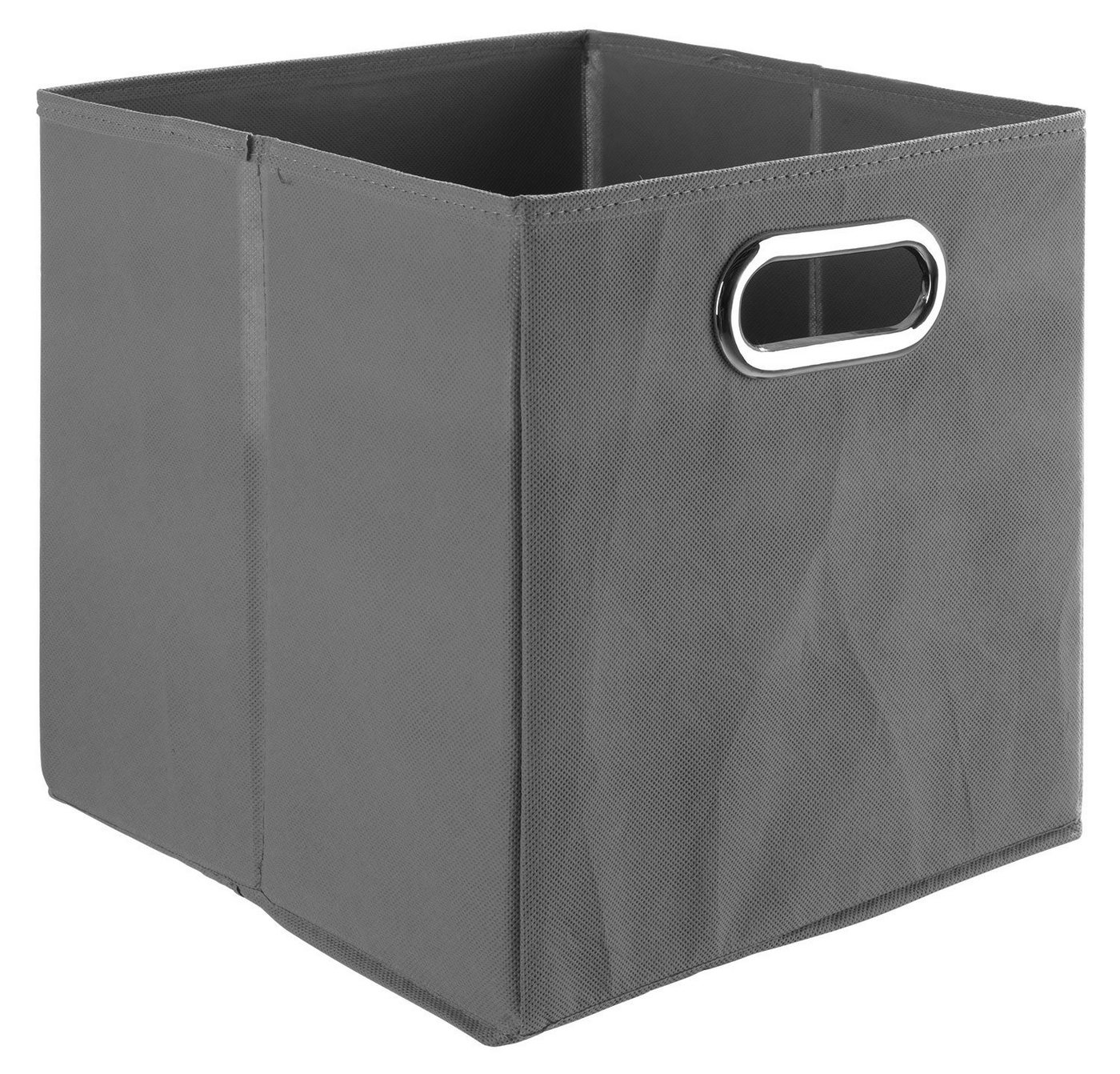 casa NOVA Aufbewahrungsbox ENNI, Vlies, B 27 cm x T 27 cm, Grau, mit Griff (1 St) von casa NOVA