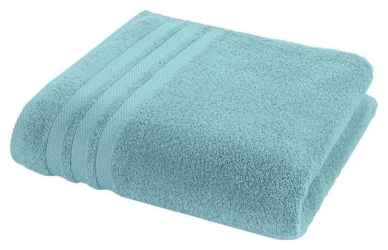 casa NOVA Duschtuch MADRID, 70 x 140 cm, Blau, (1-St), 450 g/qm, waschbar bei 40 °C von casa NOVA