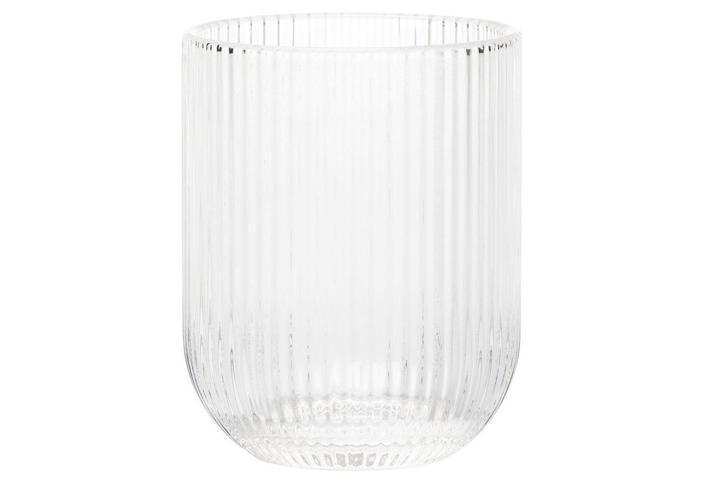 casa NOVA Glas GARBRIELLA, 280 ml Fassungsvermögen, Transparent, Glas, mit Rillenschliff von casa NOVA