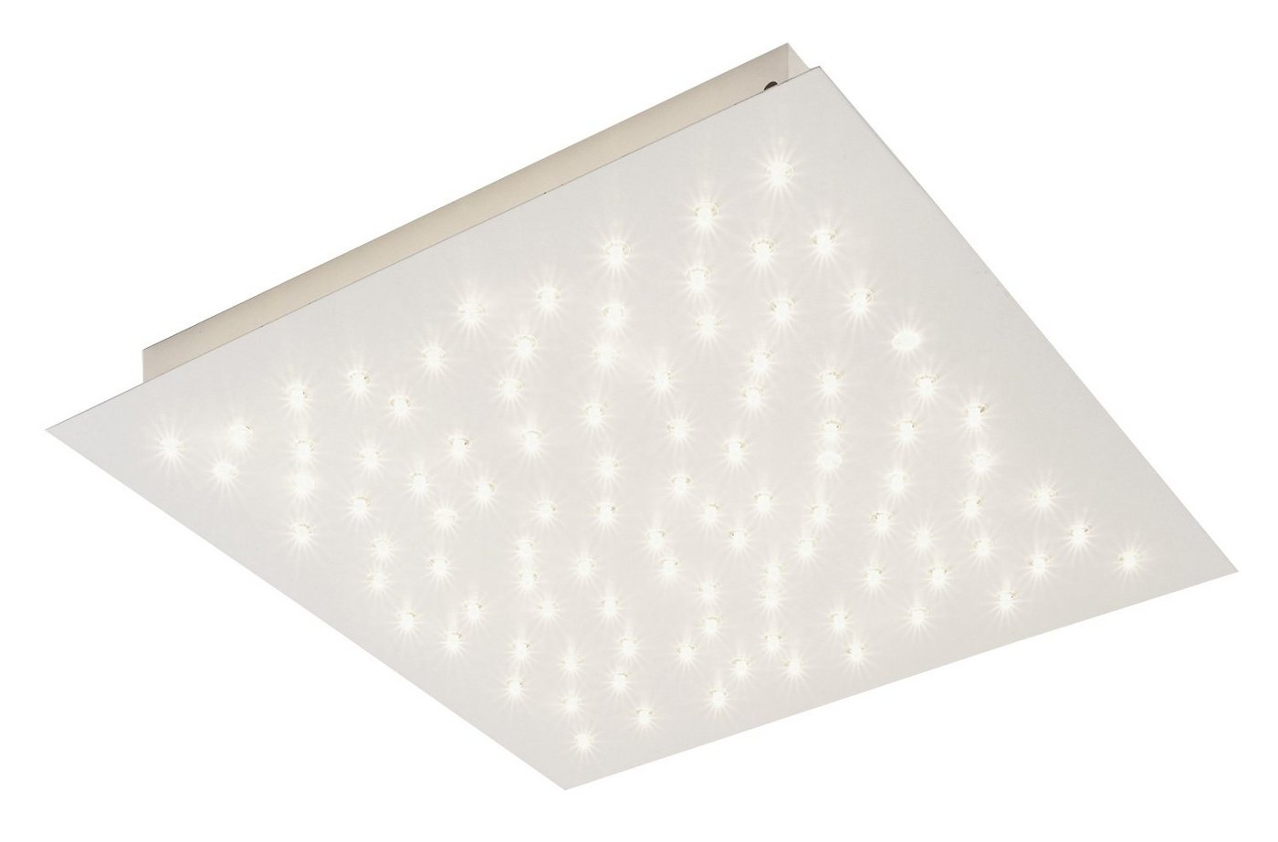 casa NOVA LED Deckenleuchte JIMBO, Weiß, 100-flammig, Metall, Dimmfunktion, RGB-Farbwechsel, LED fest integriert, Warmweiß, B 45 cm x T 45 cm, Deckenlampe von casa NOVA