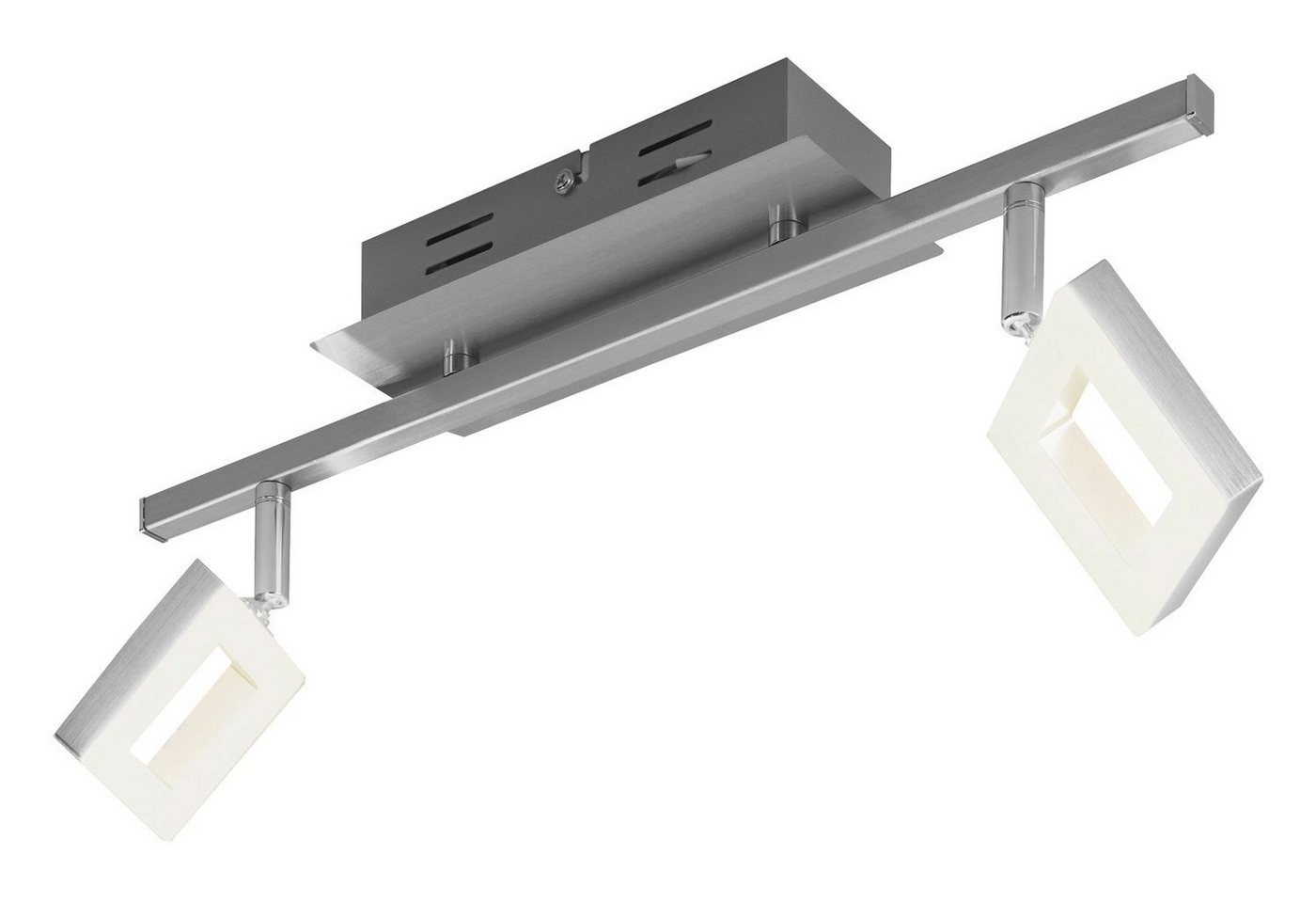 casa NOVA LED Deckenstrahler REAL, 2-flammig, B 36 cm, Aluminium, Dimmfunktion, LED fest integriert, Warmweiß von casa NOVA