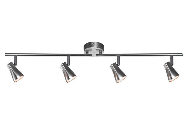 casa NOVA LED Deckenstrahler TRENDY, 4-flammig, Breite 80 cm, Nickelfarben, LED fest integriert, Warmweiß, Metall von casa NOVA