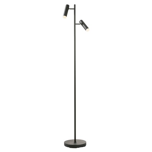 casa NOVA LED-Stehlampe - H 160 cm - 2-flammig - Schwarz - Metall - dimmbar casa NOVA LED-Stehlampe - H 160 cm - 2-flammig - Schwarz - Metall - dimmbar von casa NOVA