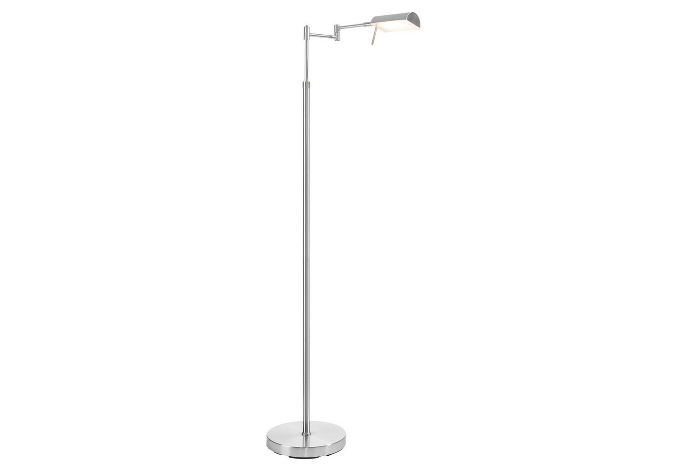 casa NOVA LED Stehlampe Stehleuchte TROY, H 146 cm, Nickelfarben, Metall, Anpassung der Farbtemperatur, Dimmfunktion, LED fest integriert, Extra-Warmweiß, Neutralweiß, 1-flammig, dreh- und schwenkbarer Lampenschirm casa NOVA LED Stehlampe Stehleuchte TROY, H 146 cm, Nickelfarben, Metall, Anpassung der Farbtemperatur, Dimmfunktion, LED fest integriert, Extra-Warmweiß, Neutralweiß, 1-flammig, dreh- und schwenkbarer Lampenschirm von casa NOVA