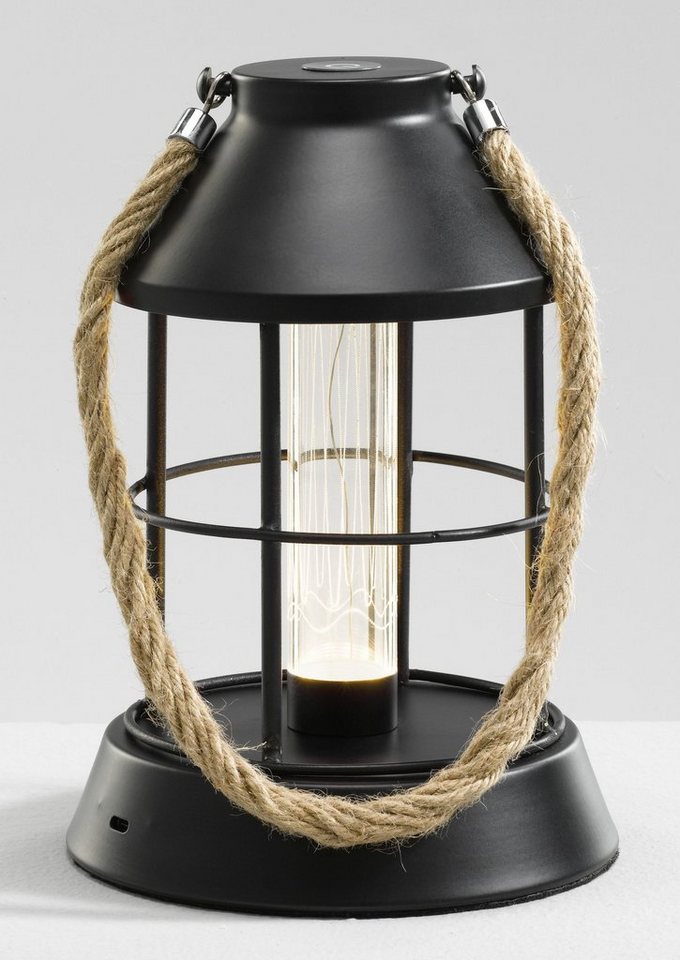 casa NOVA Smarte LED-Leuchte casa NOVA LED-Tischleuchte FASO DH 15x21 cm weiß Schreibtischlampe von casa NOVA