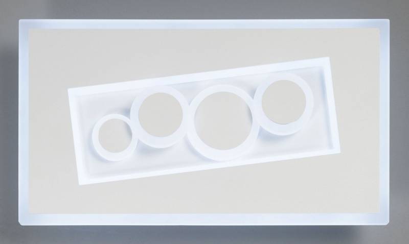 casa NOVA Smarte LED-Leuchte casa NOVA LED-Wandleuchte STAIRS LBH 21x38x6 cm weiß, Warmweiß von casa NOVA