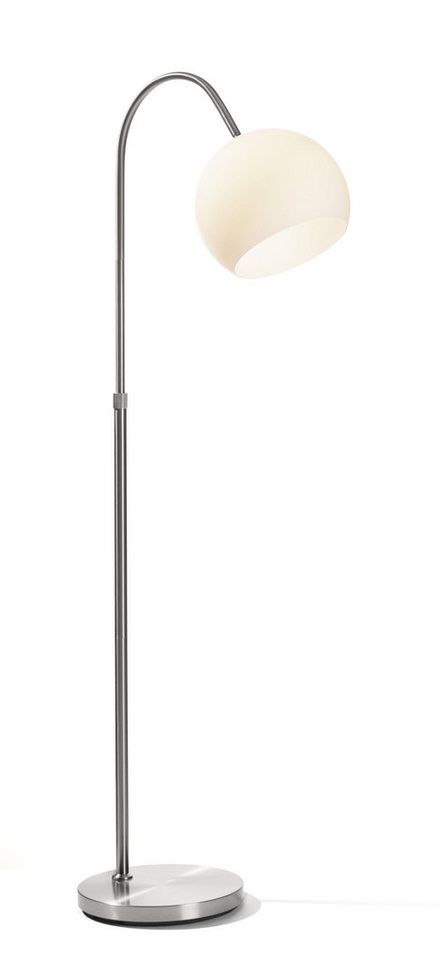 casa NOVA Stehlampe casa NOVA Bogenstehleuchte BILO LBH 30x48x140 cm silber von casa NOVA