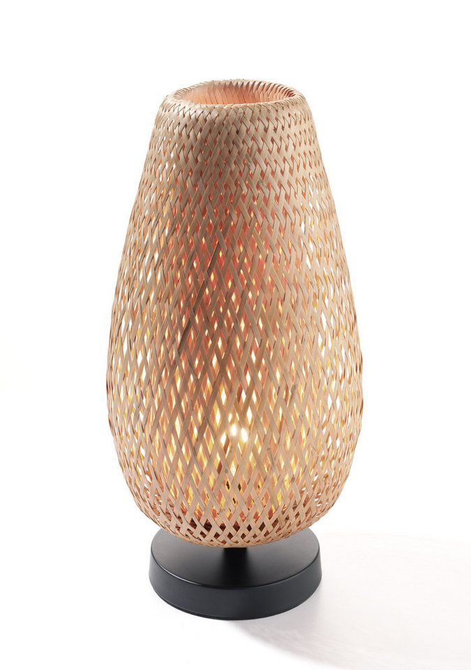 casa NOVA Tischleuchte casa NOVA Tischleuchte Bambou DH 20x43.20 cm braun Tischlampe von casa NOVA