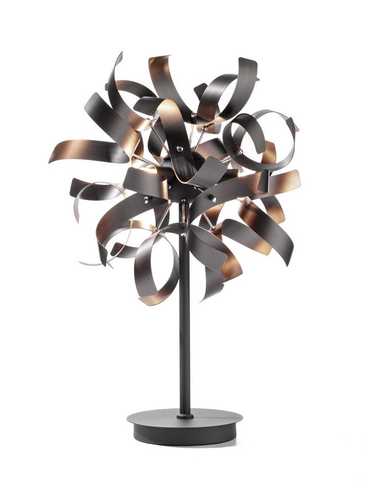 casa NOVA Tischleuchte casa NOVA Tischleuchte CURLY IV DH 30x52 cm braun Tischlampe von casa NOVA