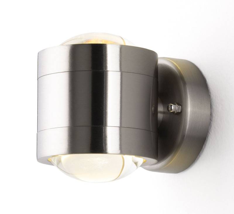 casa NOVA Wandleuchte casa NOVA Wandleuchte SPHERE LBH 10x10x10 cm silber Wandlampe, Warmweiß von casa NOVA