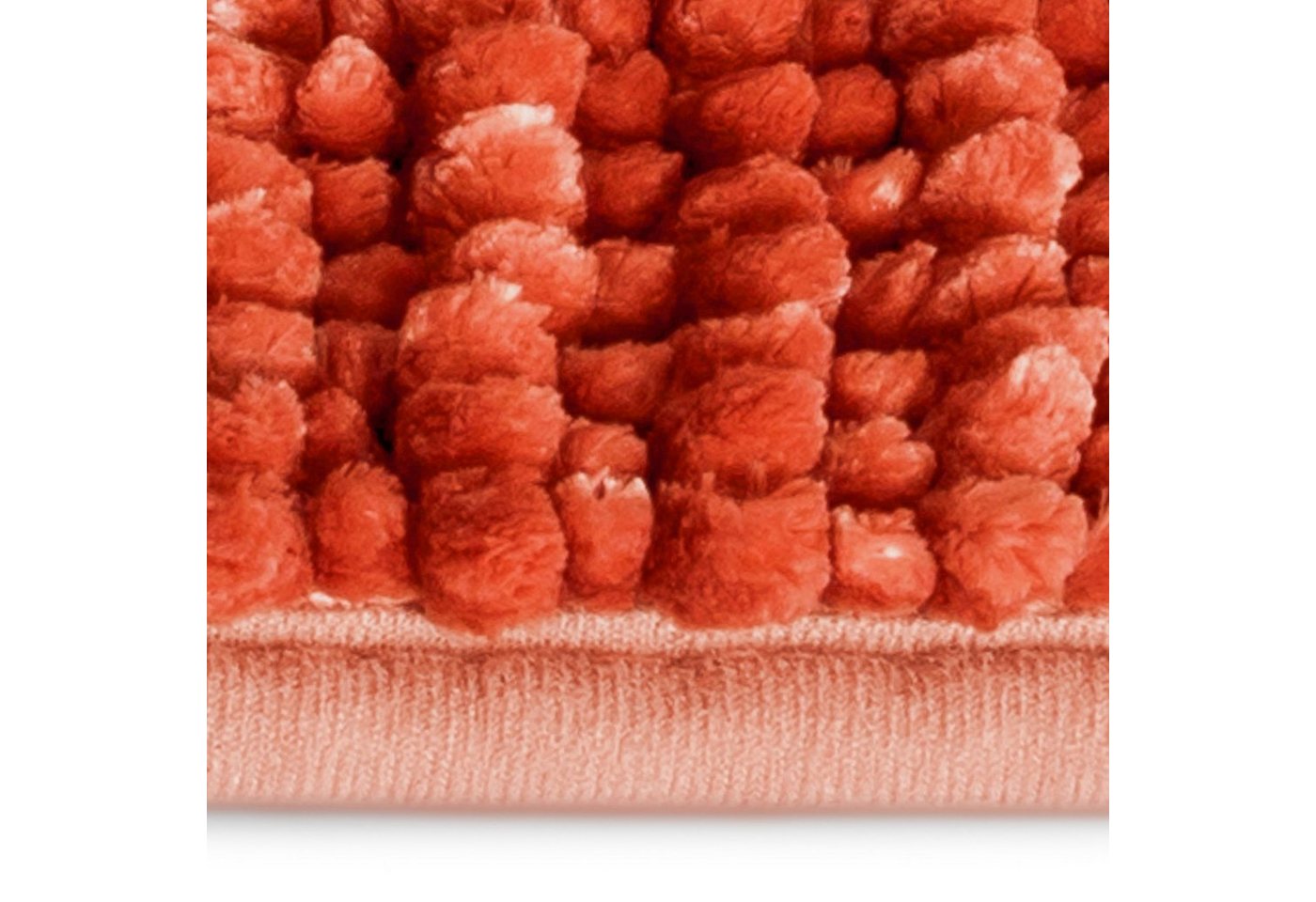 Badematte Chenille Badematte Coral Deluxe, Schimmernde Farben casa pura, Höhe 20 mm, Chenille-Struktur, Maschinenfest, 100% Polyester von casa pura