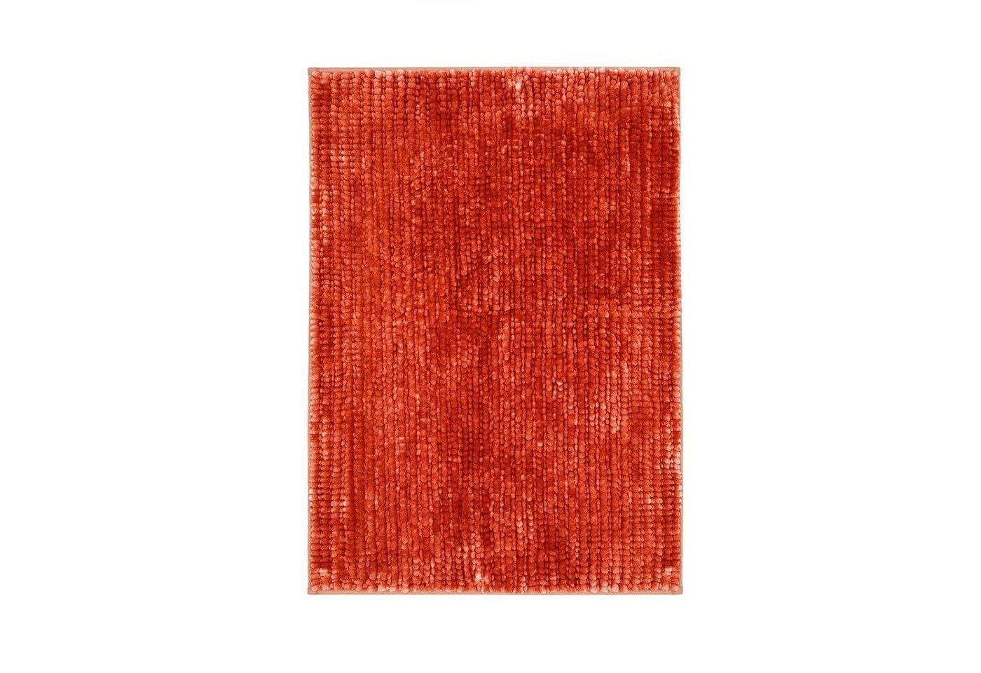 Badematte Coral Melone Pink, Erhältlich in 2 Größen, Badteppich casa pura, Höhe 20 mm, Chenille-Struktur, Maschinenfest, 100% Polyester, pflegeheim von casa pura