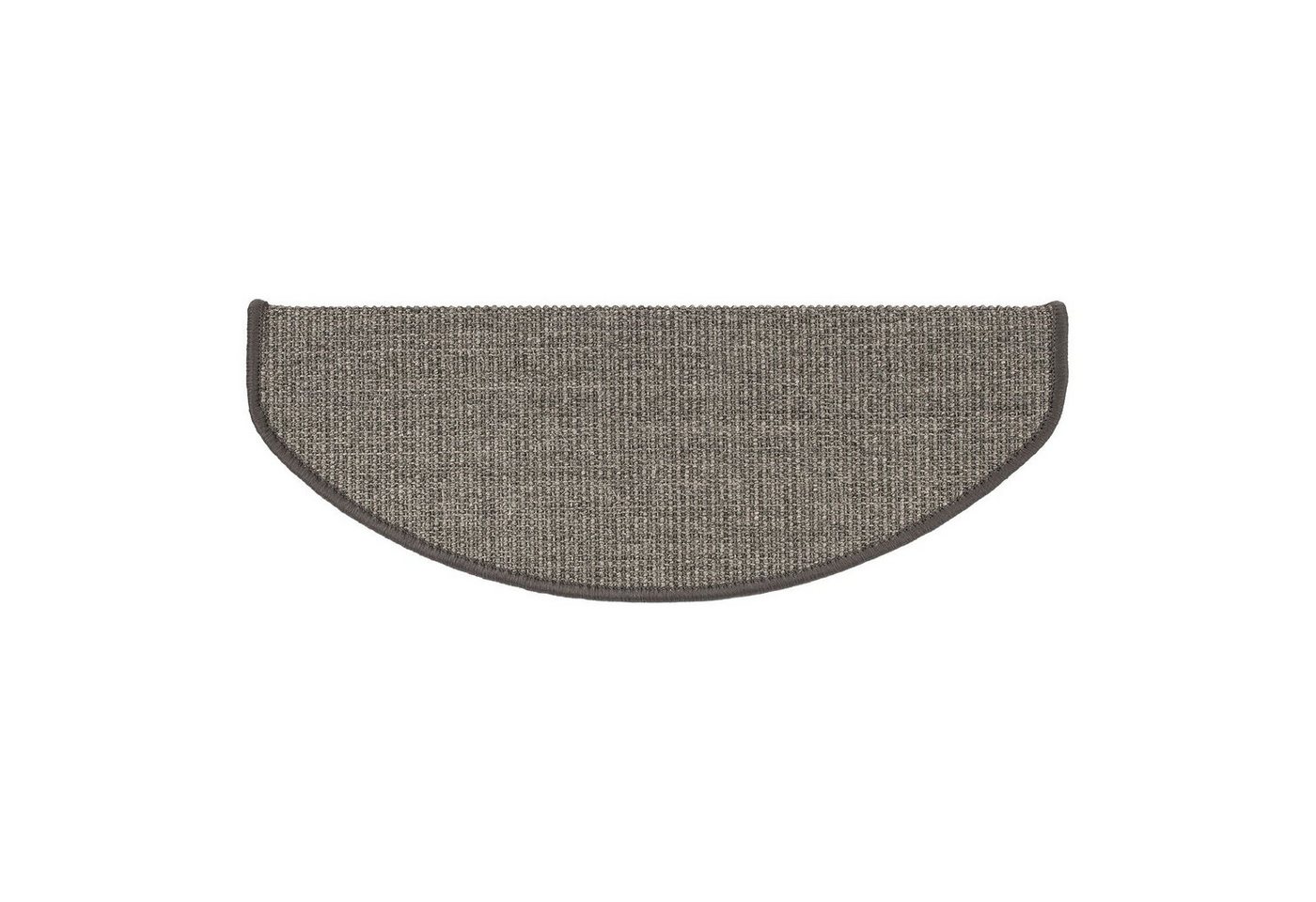 casa pura Stufenmatte Sisal Pure Nature, 2 Größen, Treppenschutz, mit Umkettelung, Halbrund, Höhe: 8 mm von casa pura